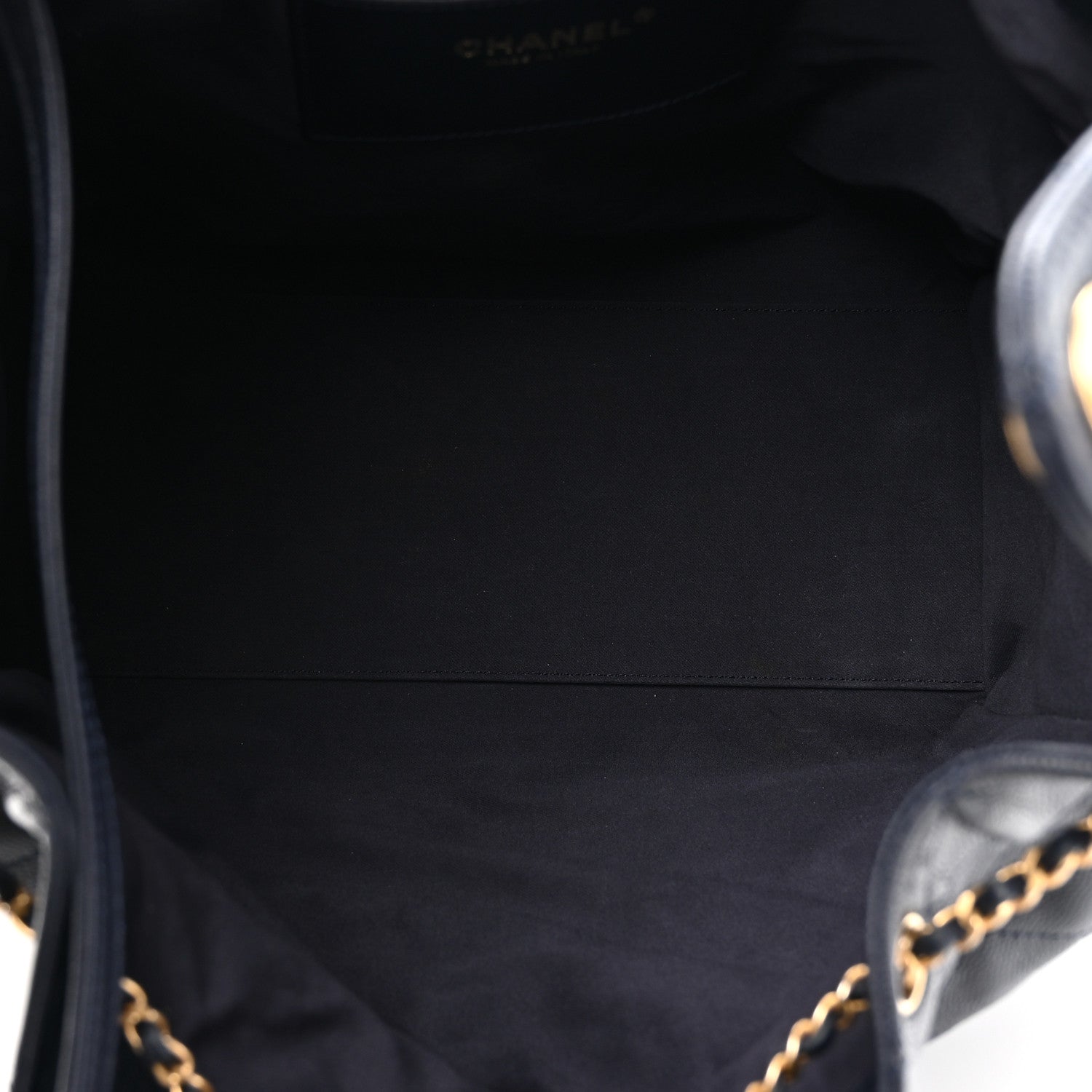 Caviar Quilted Medium CHNL 25 Handbag Dark Navy