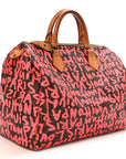 Monogram Graffiti Speedy 30 Fuchsia