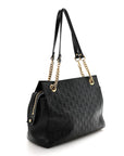 GCCIssima Signature Medium Shoulder Tote Bag Black