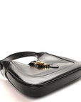 Boarded Dyana Lux Calfskin Small Jackie 1961 Hobo Black
