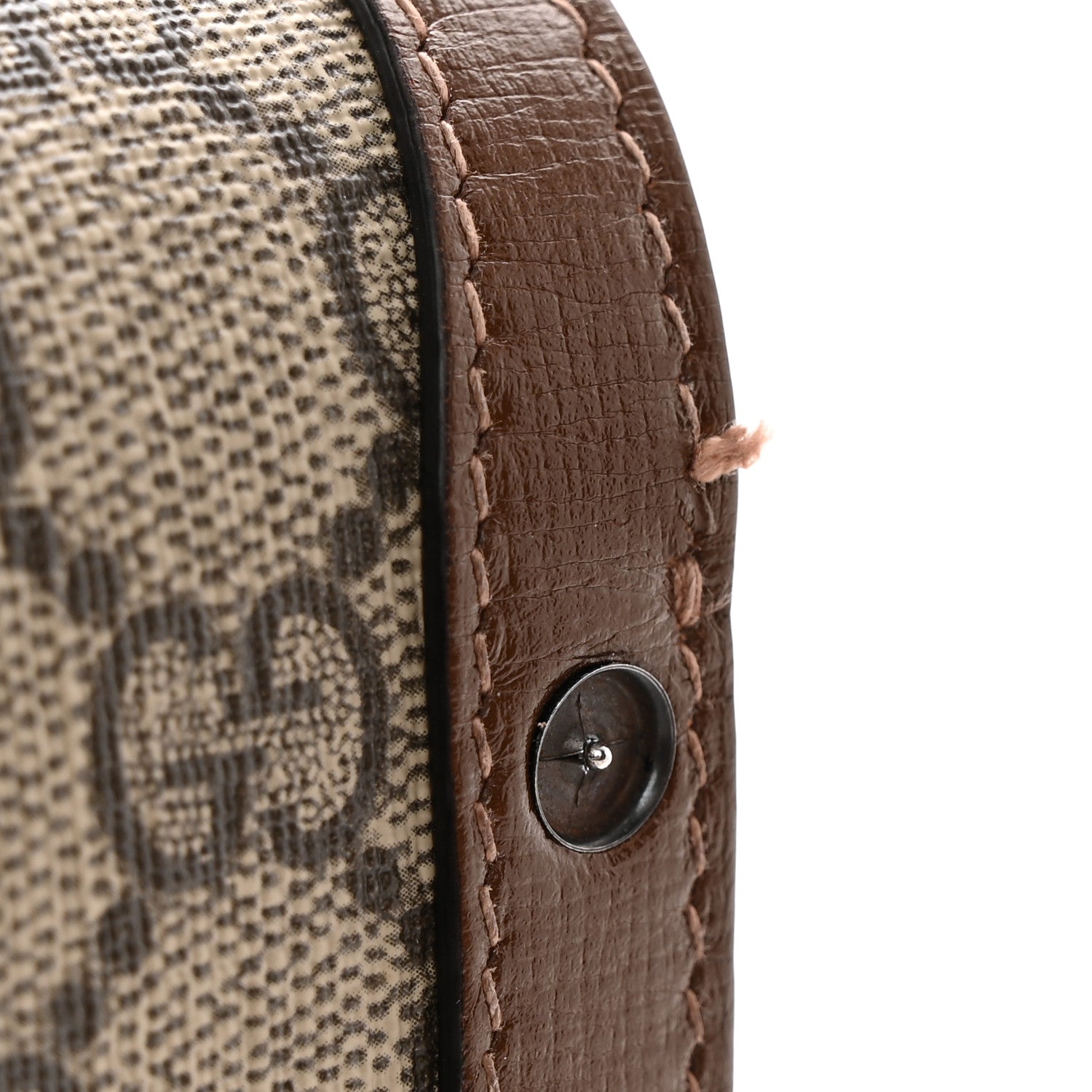 GG Supreme Monogram Mini Horsebit 1955 Crossbody Bag Beige Brown Sugar