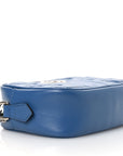 Calfskin Matelasse Aria Mini GG Marmont Chain Shoulder Bag Clear Blue