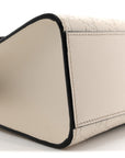 GCCIssima Medium Padlock Shoulder Bag Black Mystic White