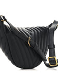 Calfskin Quilted New Wave Bumbag Black