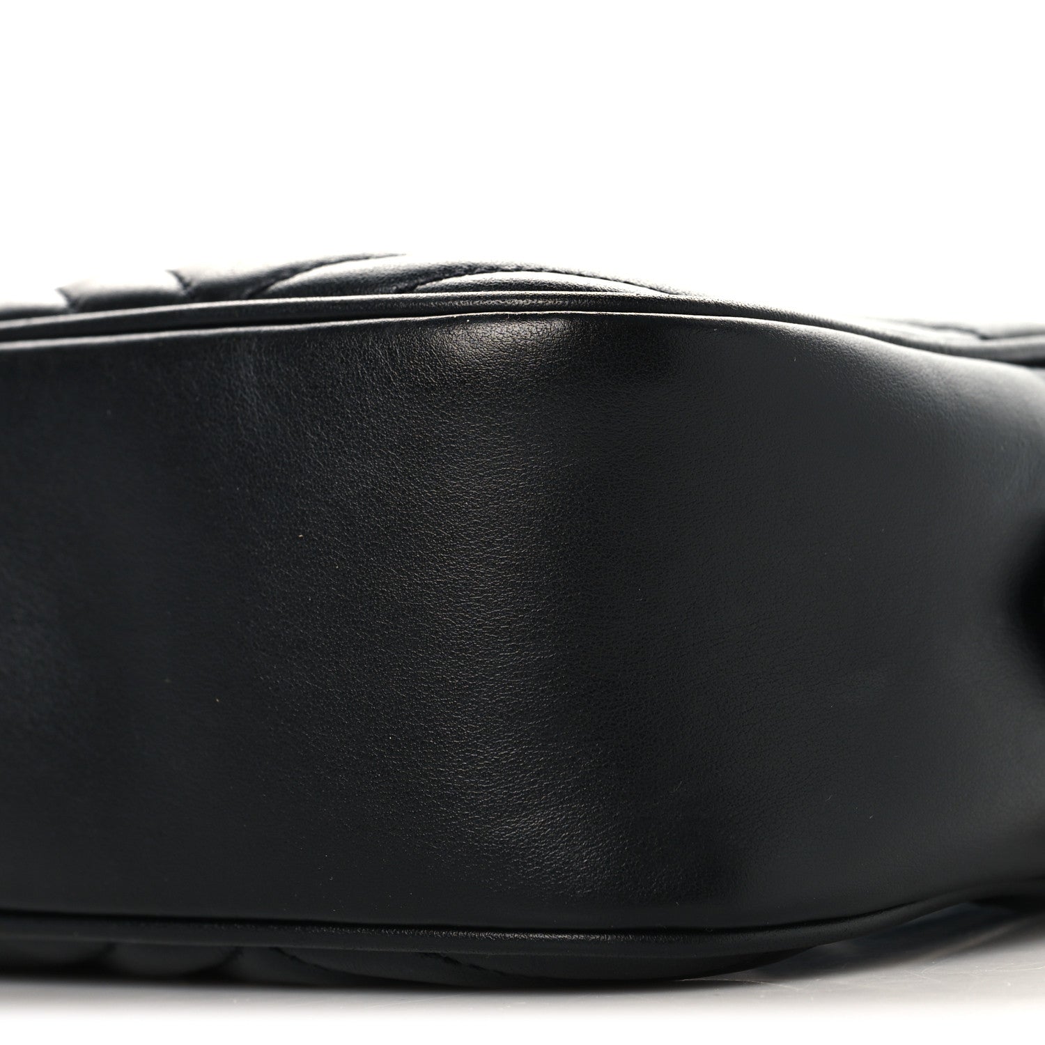 Calfskin Matelasse Small GG Marmont Chain Shoulder Bag Black