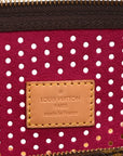 Monogram Perforated Speedy 30 Fuchsia
