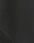 Shiny Calfskin Medium Puzzle Fold Tote Black