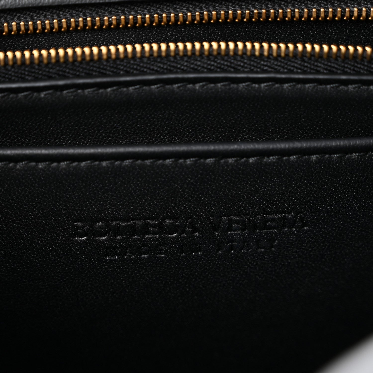 Nappa Intrecciato Small East West Andiamo Shoulder Bag Black