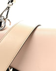 Vitello Liberty Lucido Metal Monster Eyes Studded Kan I Shoulder Bag Cuoio Bubblegum Light Blue