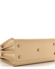Calfskin Baby Sac De Jour Dark Beige