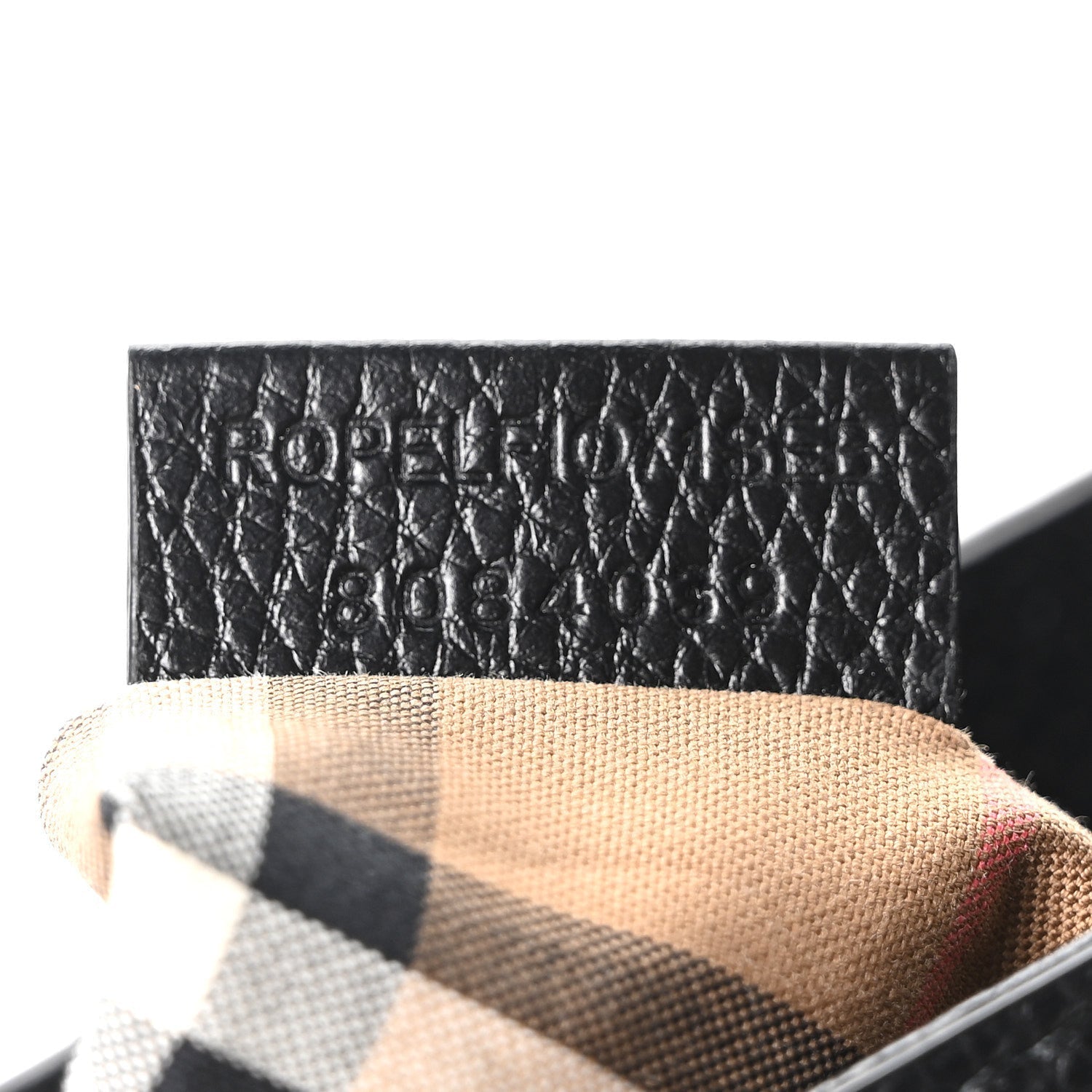 Grainy Calfskin Medium London Tote Bag Black