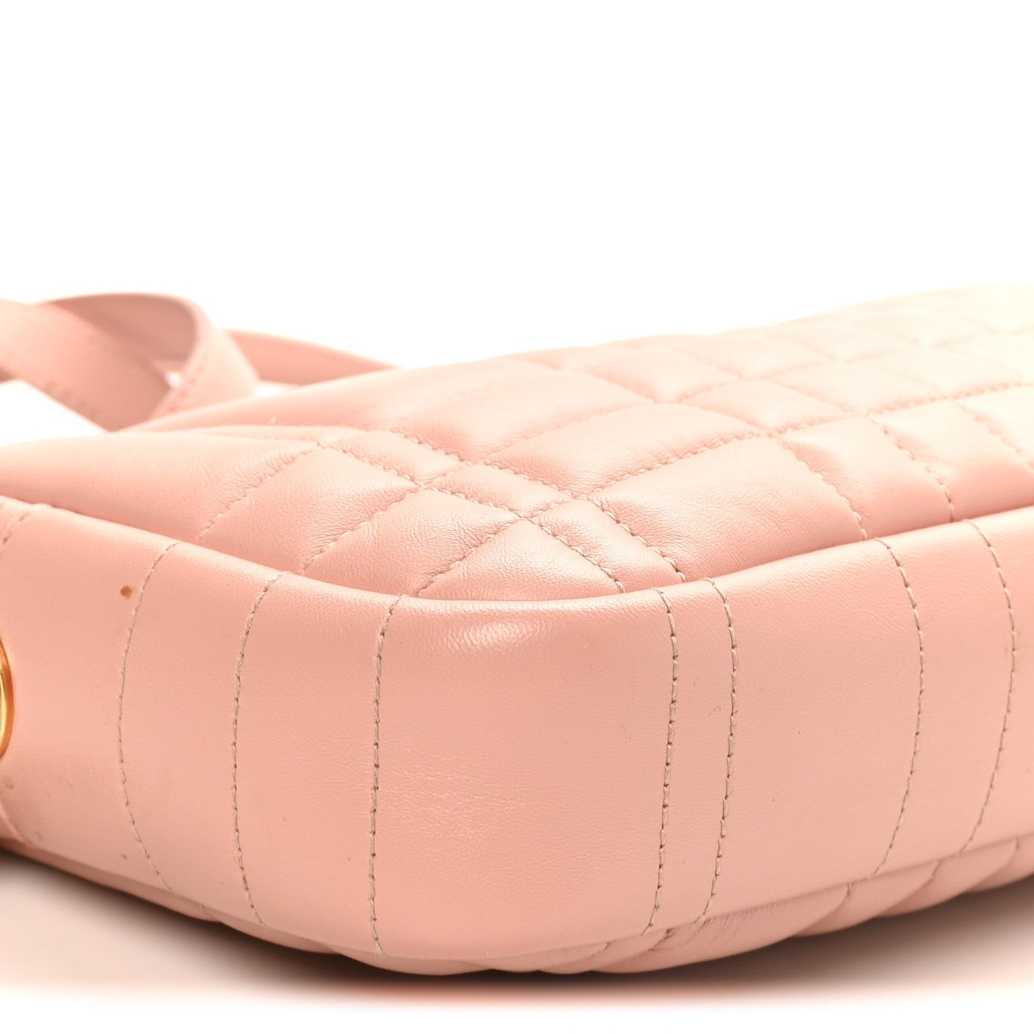 Calfskin Quilted Small Lola Camera Bag  Dusty Pink