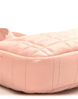 Calfskin Quilted Small Lola Camera Bag  Dusty Pink