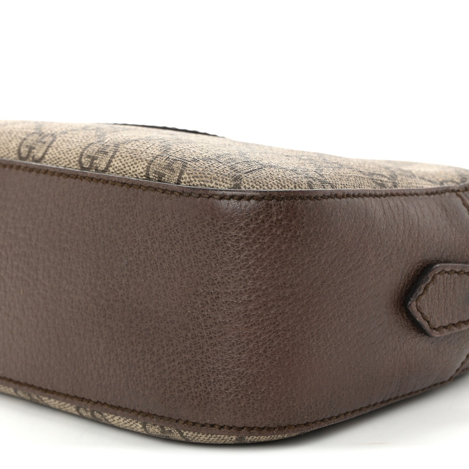 GG Supreme Monogram Web Neo Vintage Shoulder Bag Beige New Acero Crop