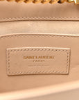 Smooth Calfskin Medium Classic Monogram Kate Tassel Satchel Nude Powder