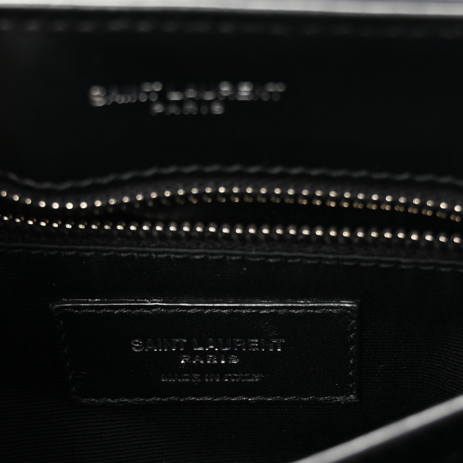 Calfskin Y Quilted Monogram Toy Loulou Crossbody Bag Black