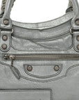 Metallic Agneau Giant 12 Silver Hardware City Gris Aluminum