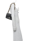 Lambskin Quilted Small Funky Town Flap Black