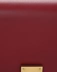 Smooth Calfskin Medium Classic Box Flap Bag Red