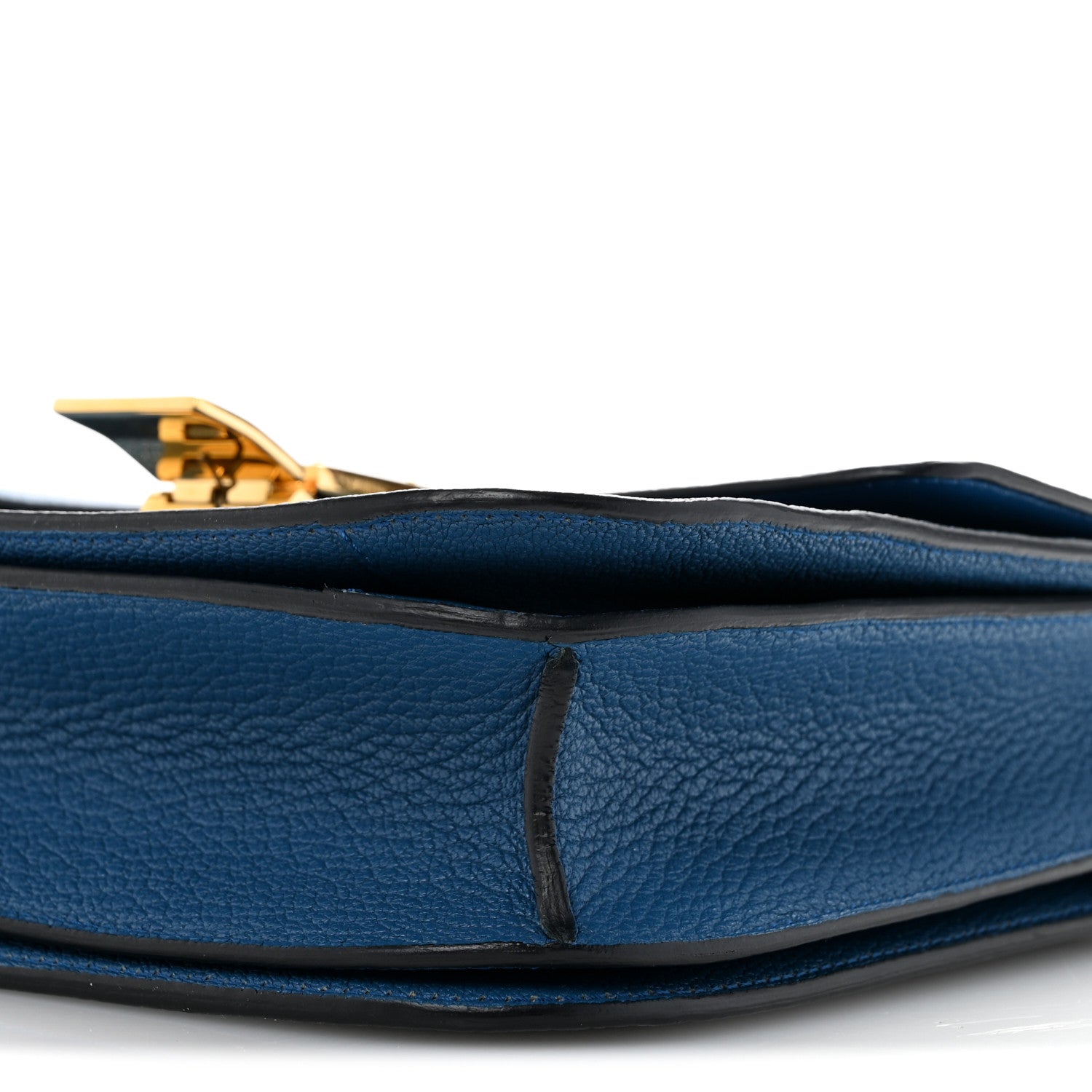 Goatskin Medium Classic Box Flap Bag Deepsea