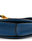 Goatskin Medium Classic Box Flap Bag Deepsea