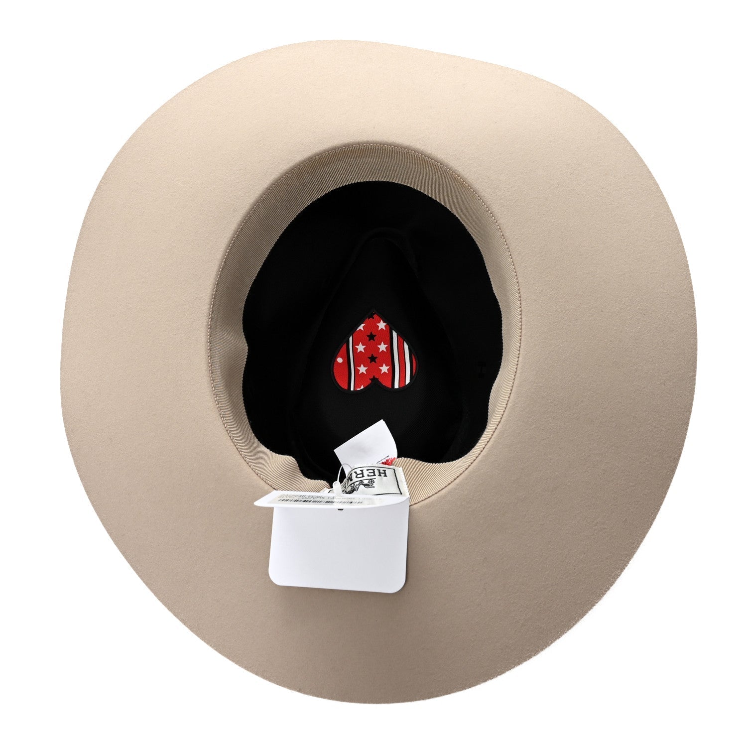 Rabbit Felt Coeur Hat 56 Beige Perle