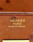 Ostrich Birkin 30 Cognac
