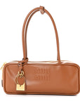 Nappa Small Beau Top Handle Bag Cognac