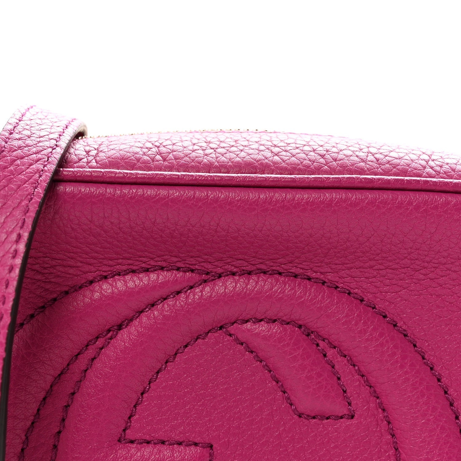 Cellarius Calfskin Small Soho Disco Bag Bright Bouganville