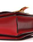 Smooth Calfskin Small Classic Box Flap Bag Red