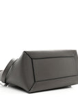 Grained Calfskin Micro Belt Bag Grey