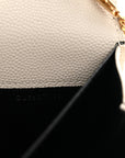 Grain De Poudre Monogram Uptown Chain Wallet Crema Soft