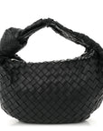 Nappa Intrecciato Teen Jodie Hobo Black