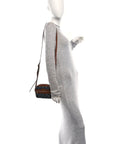 New Denim GG Monogram Dollar Calfskin Mini Ophidia Shoulder Bag Blue Tea Cuir Epilog
