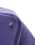 Taurillon Clemence Picotin Lock 26 GM Iris