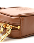 Calfskin Beau Micro Bag Cognac