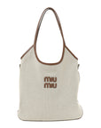 Canvas Ivy Bag Beige Brandy