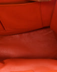 Smooth Calfskin Mini Luggage Orange