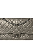 Metallic Aged Calfskin Quilted 2.55 Reissue 226 Flap Dark Gold