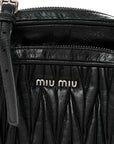 Nappa Matelasse Crossbody Black