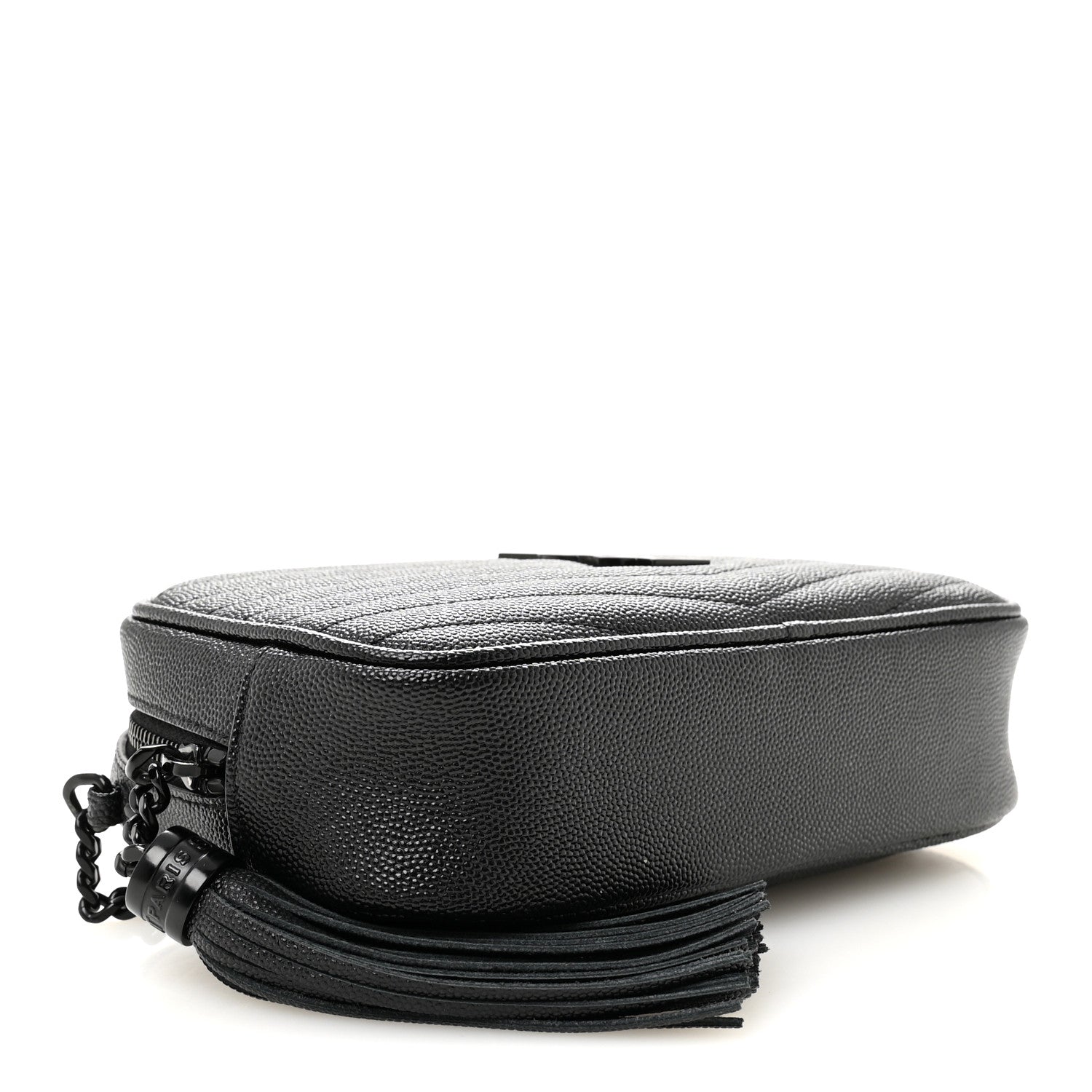 Grain De Poudre Matelasse Monochrome Monogram Mini Lou Camera Bag Black