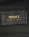 Lambskin Tag Bowling Bag Black