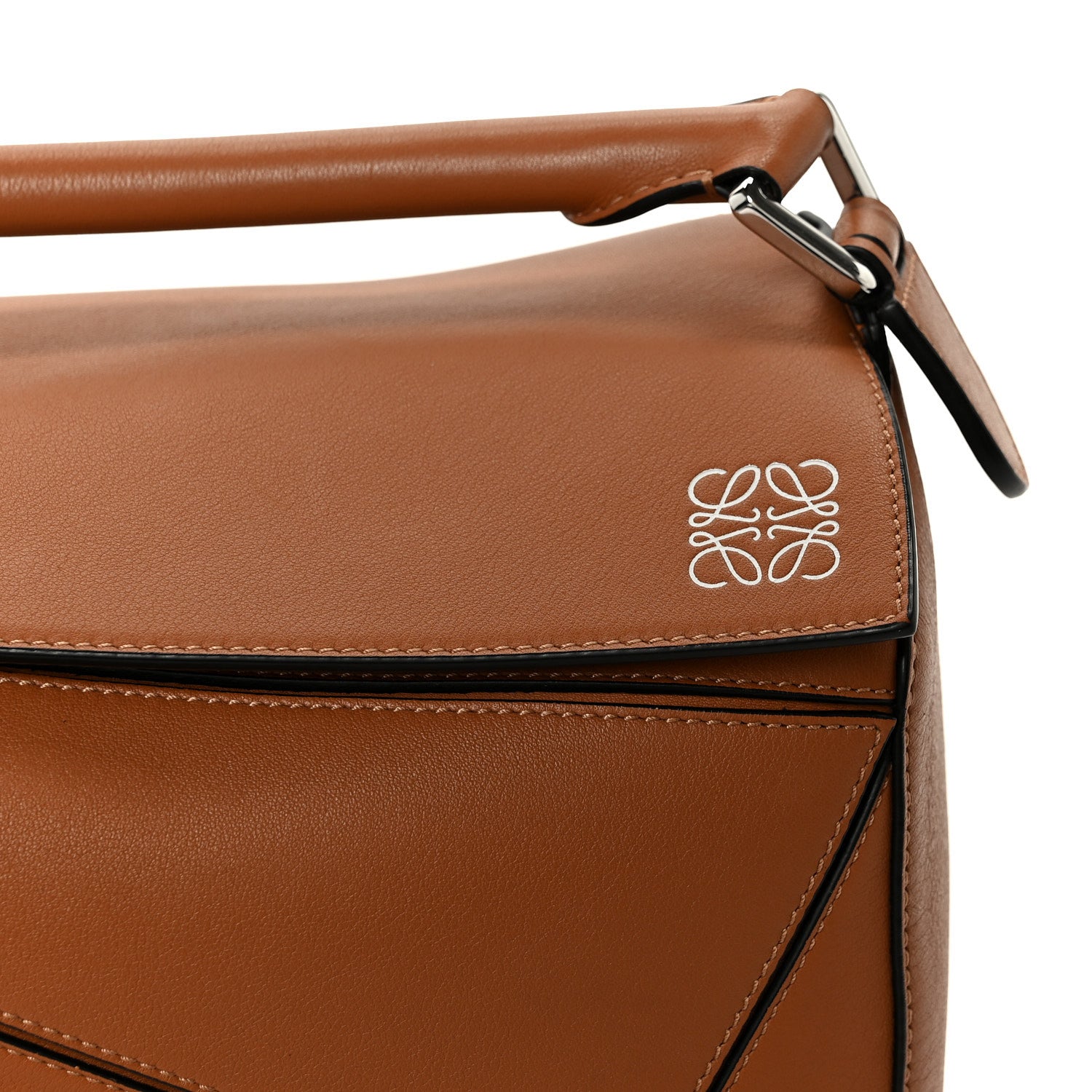Calfskin Medium Puzzle Bag Tan