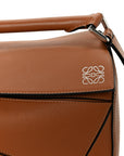 Calfskin Medium Puzzle Bag Tan