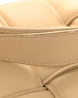 Nappa Maxi Intreccio Padded Cassette Crossbody Bag Porridge