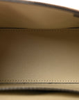 Calfskin Canvas Allover La Medusa Small Top Handle Handbag Brown