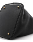 Taurillon Clemence Picotin Lock 22 MM Black