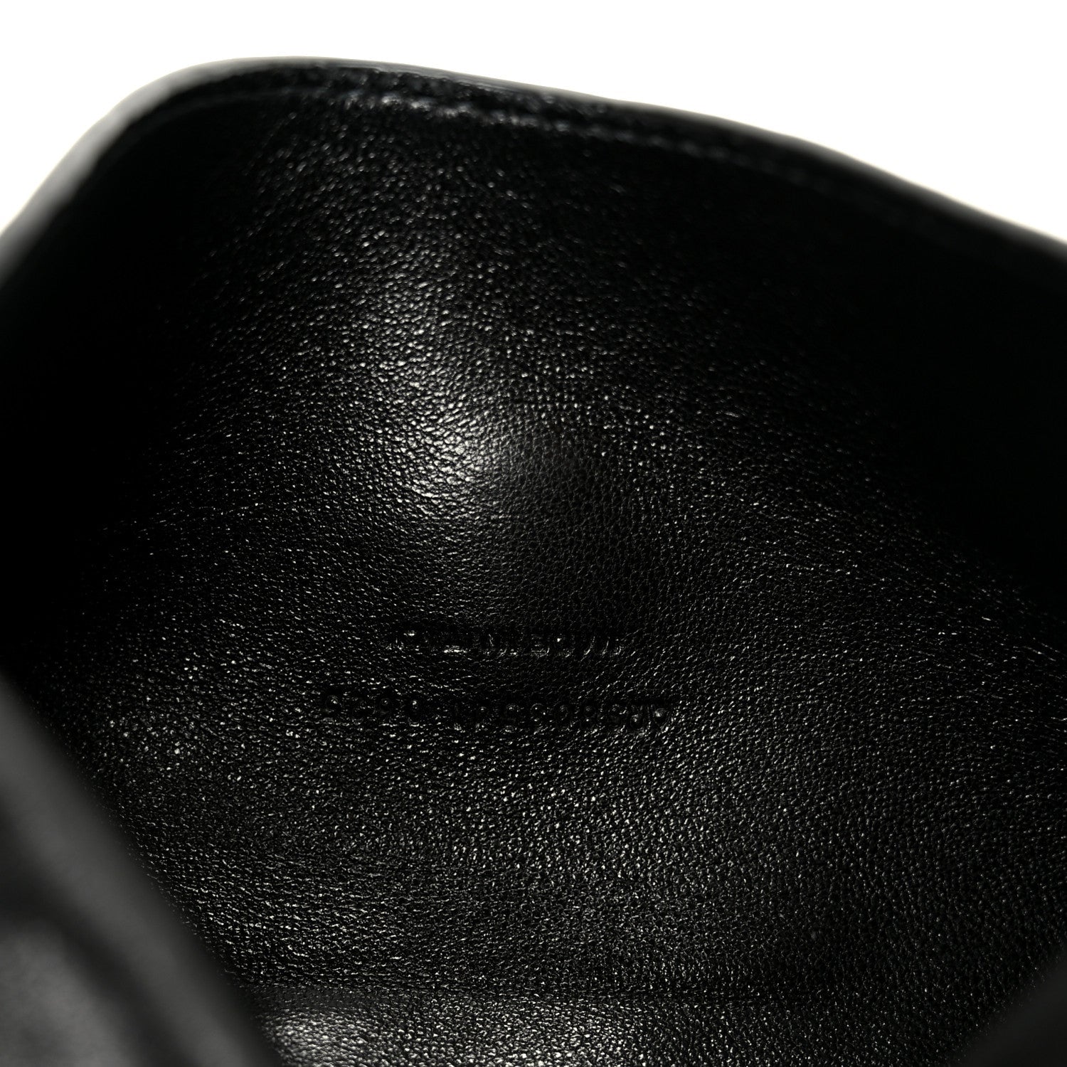 Lambskin Chevron Quilted Large Loulou Black
