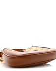 New Canvas Charisma Calfskin Crystal GG Monogram Mini Jackie 1961 Hobo Camel Ebony