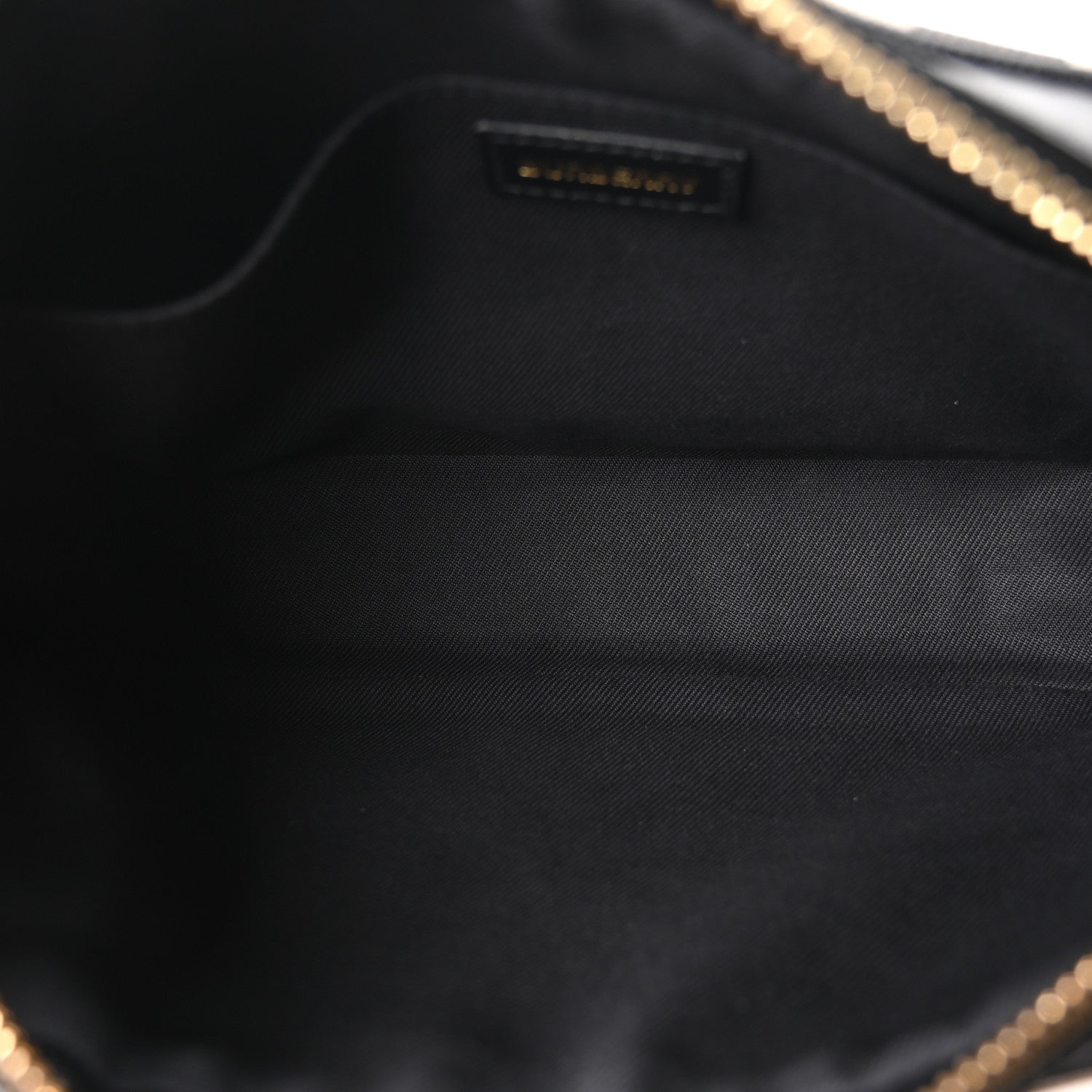 Giant Check Calfskin Large Camera Bag Black